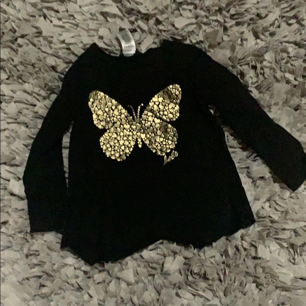 Black long sleeve Bebe shirt